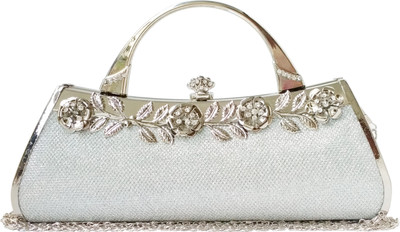 

Feliza Party Silver Clutch