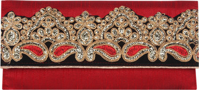 

Anekaant Party Red, Multicolor Clutch, Multicolor;red