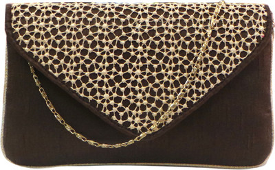 

Bhamini Party Brown Clutch