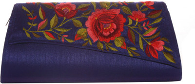 

Soulful Threads Party Black Clutch
