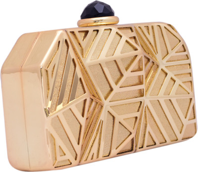 

Desi Veedesi Casual Gold, Silver Clutch