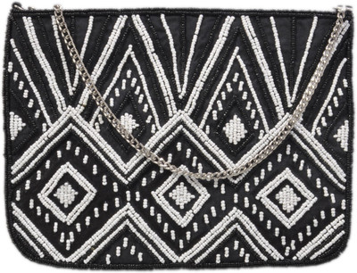 

Duchess Casual Black, White Clutch