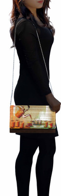 

The Ringmaster Casual Brown Clutch