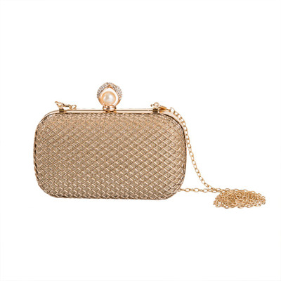 

Peaubella Party Gold Clutch