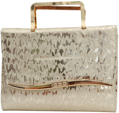 

Bagaholics Casual Gold Clutch