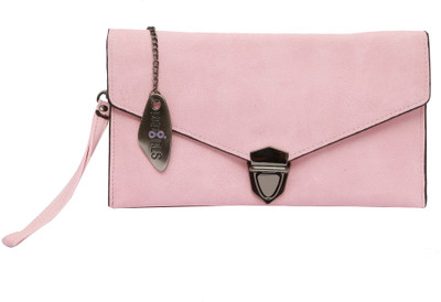 

Pepgirls Casual Pink Clutch