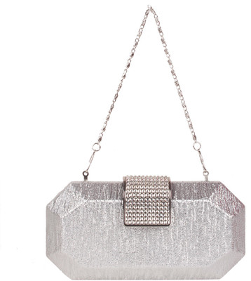 

Reedra Party Silver Clutch