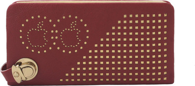 

MTE Casual Maroon Clutch