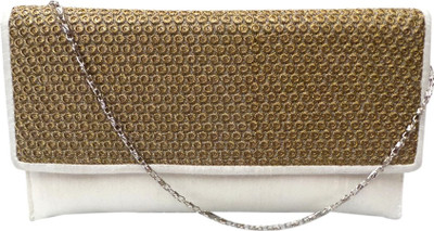 Bhamini Party White Clutch