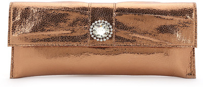 

Elligator Party Brown Clutch