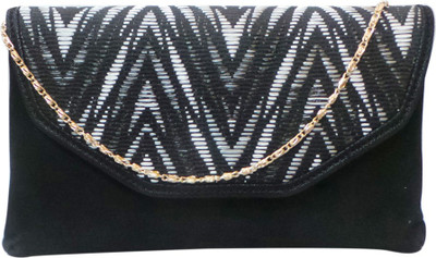

Bhamini Casual Black Clutch