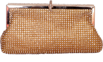 

Tanishka Exports Casual Gold Clutch