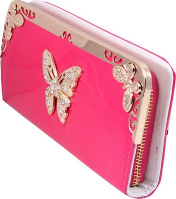 

Disha Enterprises Casual Pink Clutch