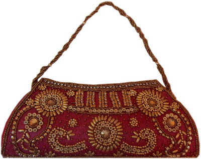 

Navaksha Party Pink Clutch