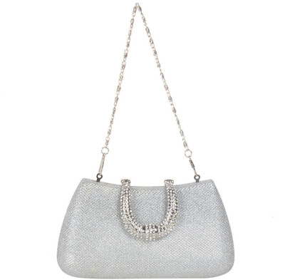 

Reedra Party Silver Clutch