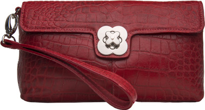 

Hidesign Casual Red Clutch