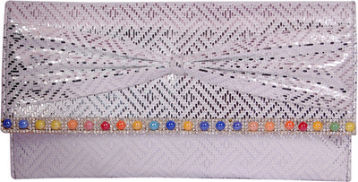 

Womaniya Party Silver Clutch