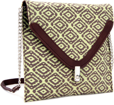 

Spice Art Casual Yellow, Brown Clutch, Brown;yellow