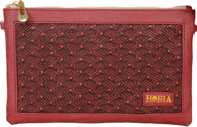 

Horra Casual Maroon Clutch