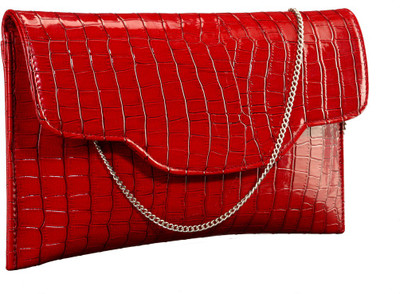 

Contrast Party Red Clutch