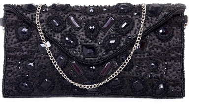 Diwaah Party Black Clutch