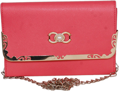 

3NG Casual Pink Clutch