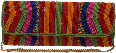 

The Indian Handicraft Store Party Multicolor Clutch