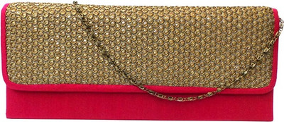 

Bhamini Party Pink Clutch