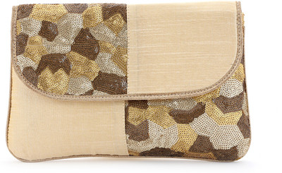

Elligator Party Tan Clutch