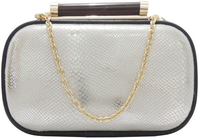 

Kion Style Casual Silver Clutch