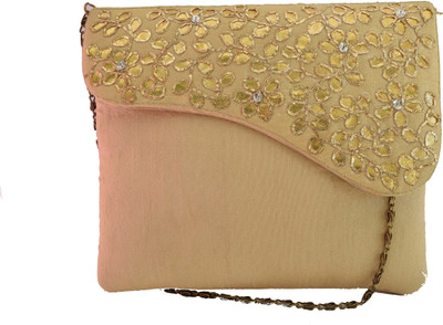 

Mahadev Exports Casual Beige Clutch