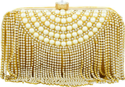 

Tooba Handicraft Party Multicolor Clutch
