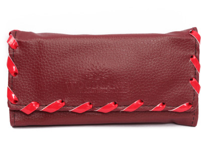 

Jars Collections Casual Red Clutch