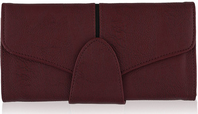 

Fantosy Casual Maroon Clutch