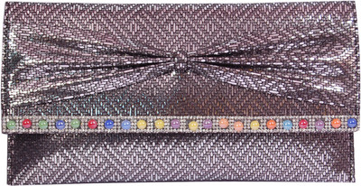 

Womaniya Party Silver Clutch