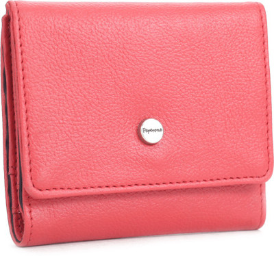 

Peperone Women Red Artificial Leather Wallet(4 Card Slots)