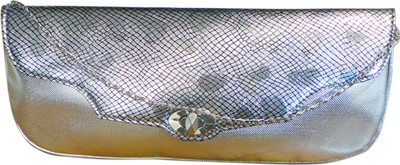 

Bhamini Party Silver Clutch