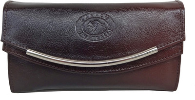 

Purseonality Casual Brown Clutch