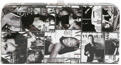 

Lino Perros Casual White, Black Clutch, Black;white