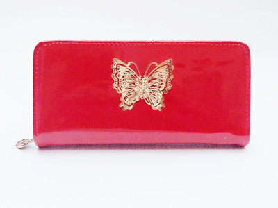 

Bellina Casual Red, Gold Clutch, Gold;red