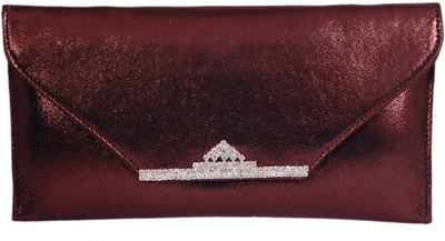 

Womaniya Party Brown Clutch