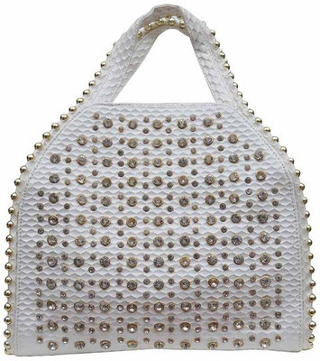 

Tornadoes Casual White Clutch