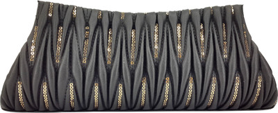 X-WELL Casual Black Clutch