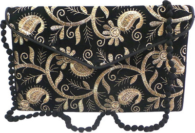 

Bhamini Casual Black Clutch
