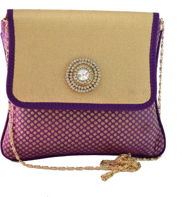 

Mahadev Exports Party Purple Clutch
