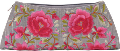 

Soulful Threads Party Grey Clutch