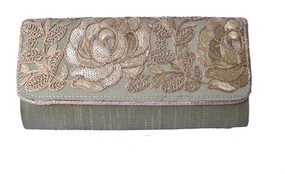 

Mahadev Exports Casual Gold Clutch