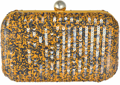 

Posh Party Black, Multicolor Clutch