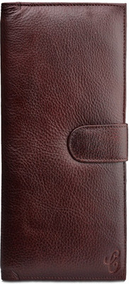 

Contrast Men Travel Brown Genuine Leather Document Holder(7 Card Slots), Brown-11