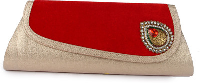 

Kleio Casual Red Clutch